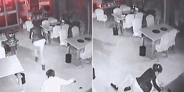 A martial artist knocks out the man who tried to rape her twice