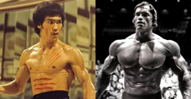 bruce lee and arnie bruce lee and arnie